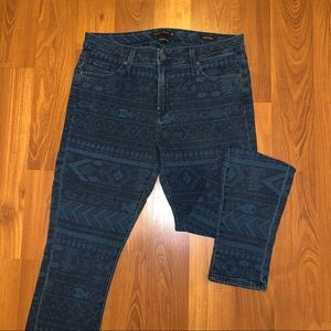 Genetic Denim Aztec Print Jeans Size 30